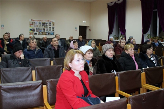 В Моргаушском районе стартовали встречи с населением по подведению итогов социально-экономического развития  сельских поселений за 2019 год: первыми подвели их шатьмапосинцы