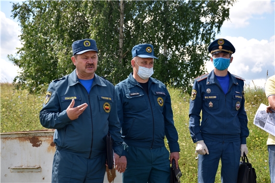 Выездное рабочее совещание по вопросу фактов гибели людей на воде в Моргаушском районе