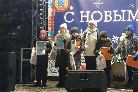 В парке культуры и отдыха им. 500-летия г. Чебоксары состоялось награждение победителей конкурса «Почта Деда Мороза»