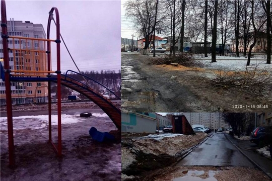 В Московском районе г. Чебоксары проведен обход территории на предмет благоустройства