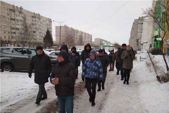 В Московском районе г. Чебоксары проведен субботний комиссионный обход территории