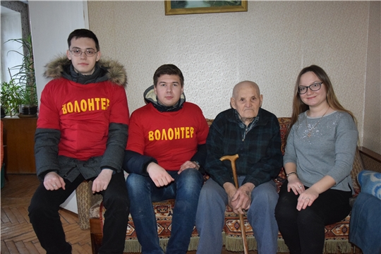 Волонтеры Московского района г. Чебоксары проводят добровольческую акцию «Чистый дом – тепло и уют»