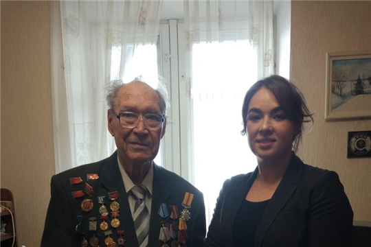 Долгожителей Московского района г.Чебоксары поздравили с 90-летним юбилеем