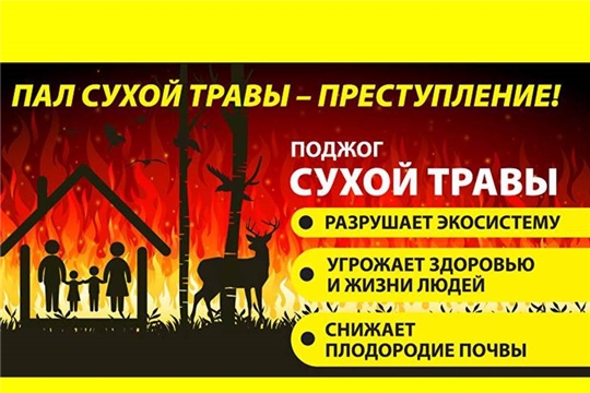 Осторожно, пал сухой травы!