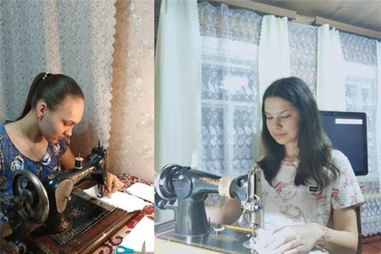 «Чебоксары по домам»: волонтеры Московского района на дому шьют медицинские маски