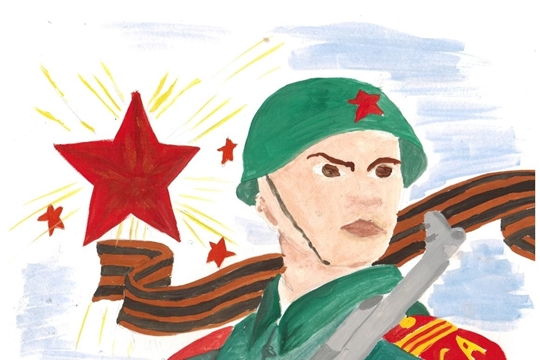 Чебоксарские дети активно участвуют во Всероссийской патриотической акции «Рисуем Победу»