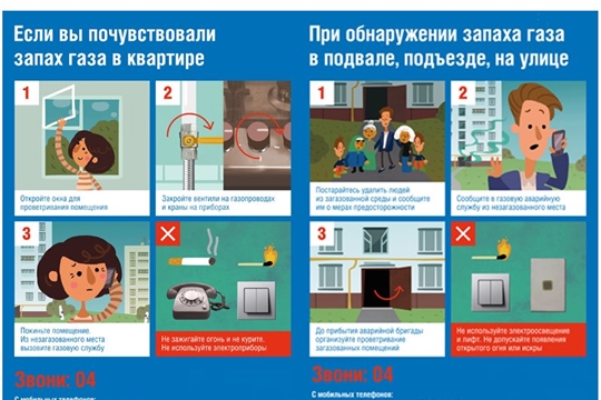 Напоминаем о правилах безопасности при использовании газа в быту