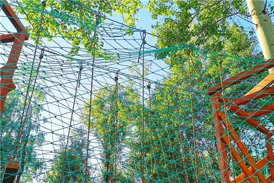 В парке культуры и отдыха им. 500-летия г. Чебоксары планируется открыть веревочный маршрут