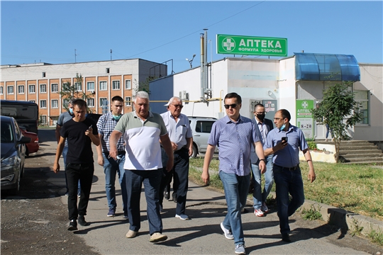 В северо-западной части г. Чебоксары проведен обход территории на предмет благоустройства