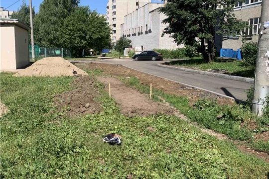 Обустроена пешеходная дорожка к средней школе № 50 г. Чебоксары