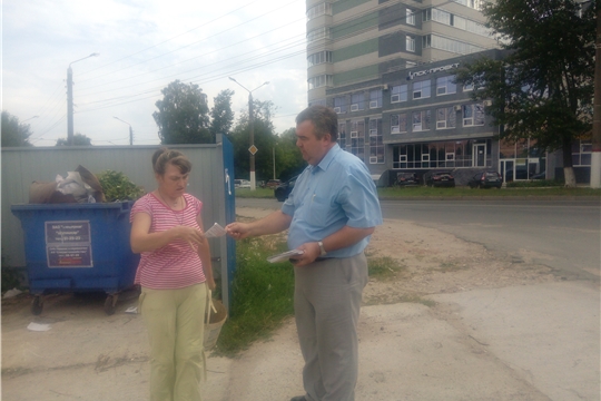 В жилом секторе г. Чебоксары проведен рейд по пожарной безопасности