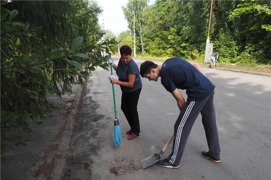 В преддверии Дня города на Чапаевском поселке провели санитарный четверг