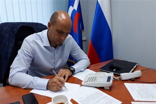 Депутат Госсовета Чувашии Алексей Мурыгин провел прием граждан в дистанционном режиме