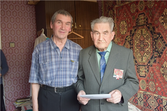 Долгожителей Московского района г. Чебоксары поздравили с 95-летним юбилеем