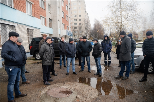 В северо-западной части г. Чебоксары организован обход территории на предмет благоустройства