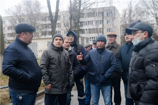 В северо-западной части г. Чебоксары организован обход территории на предмет благоустройства