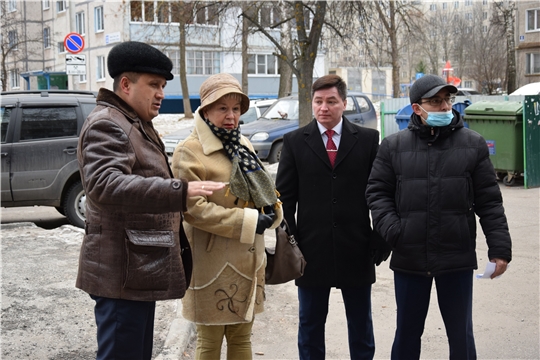 После устранения недочетов принята дворовая территория по улице Эльгера, 6, 8 и 14