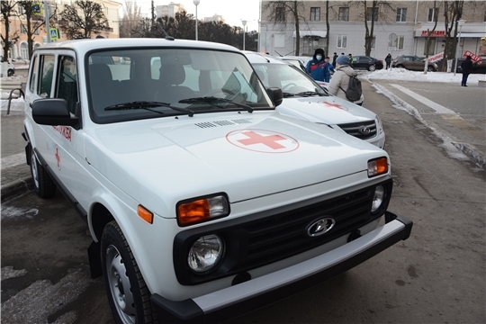 В Чебоксары поступили новые санитарные автомобили
