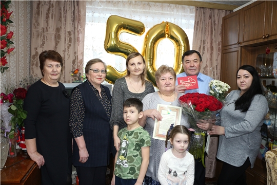 г. Новочебоксарск: супруги Муравьевы отметили 50-летие со дня свадьбы