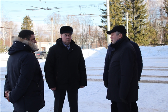 МУП троллейбусного транспорта города Новочебоксарска посетил и.о. министра транспорта и дорожного хозяйства Чувашской Республики Владимир Осипов