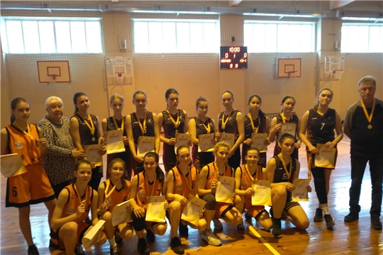Девушки из Новочебоксарска - победители первенства Чувашской Республики по баскетболу