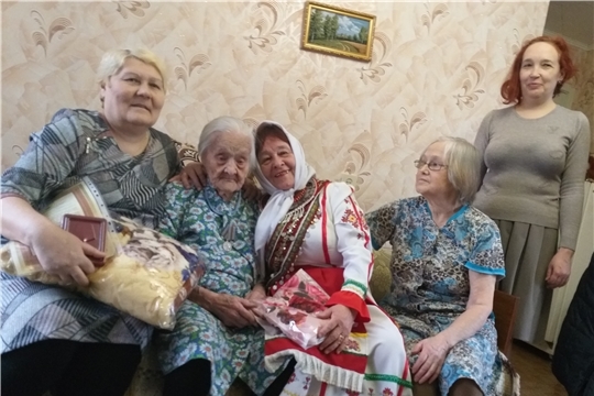 Ветерану Великой Отечественной войны Лидии Андреевне Горбуновой исполнилось 102 года