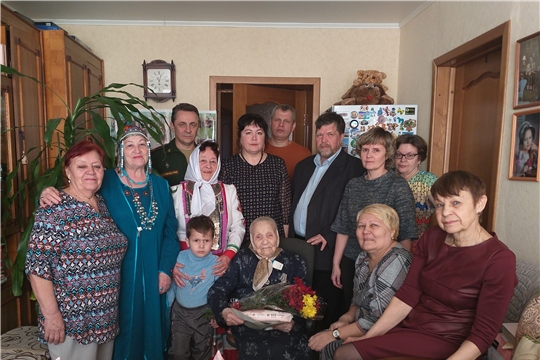 Ветерану Великой Отечественной войны Анне Ивановне Семухиной - 95 лет