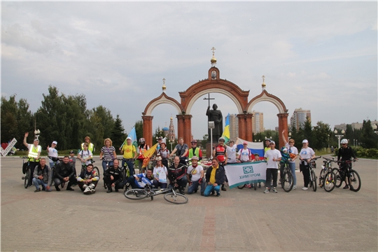 В Новочебоксарске состоялся велопробег посвященный ко Дню города Новочебоксарска