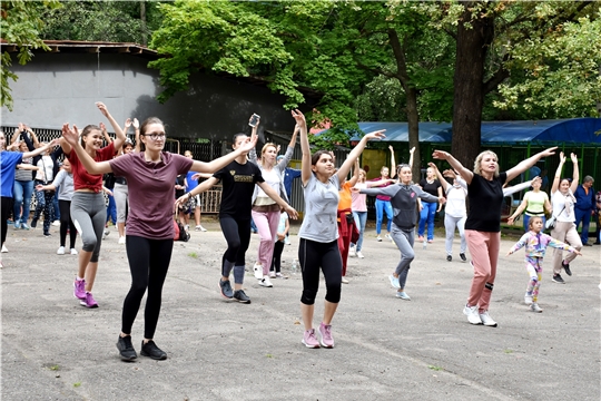 В Чувашии программа «За здоровьем в парки и на спортплощадки» началась с Новочебоксарска 
