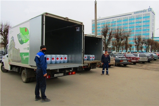 Более 3 000 литров антисептика «Химпром» предоставил БСМП Минздрава Чувашии