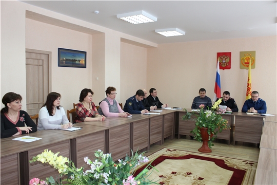 В администрации Порецкого района состоялось совместное заседание комиссий по обеспечению правопорядка и профилактике правонарушений