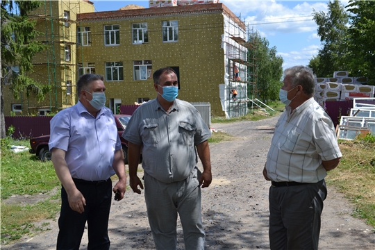 Евгений Лебедев с рабочим визитом посетил Напольновское сельское поселение
