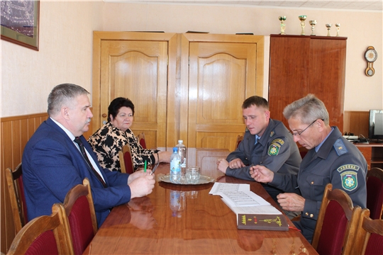 Начальник Гостехнадзора Чувашии Владимир Димитриев с рабочим визитом посетил Порецкий район