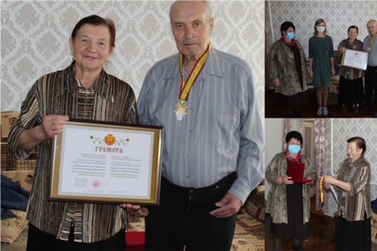 Супруги Вирясовы из села Напольного удостоены Ордена "За любовь и верность"