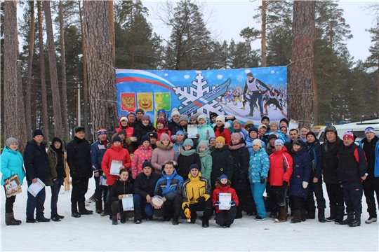 В Шемуршинском районе в честь открытия зимнего сезона прошла лыжная эстафета