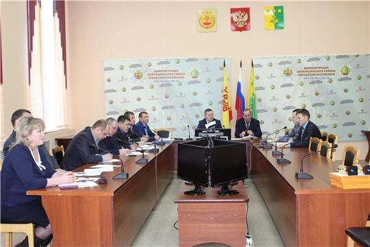 В зале заседаний администрации Шемуршинского района состоялось совместное итоговое совещание со специалистами ВУР и главами сельских поселений