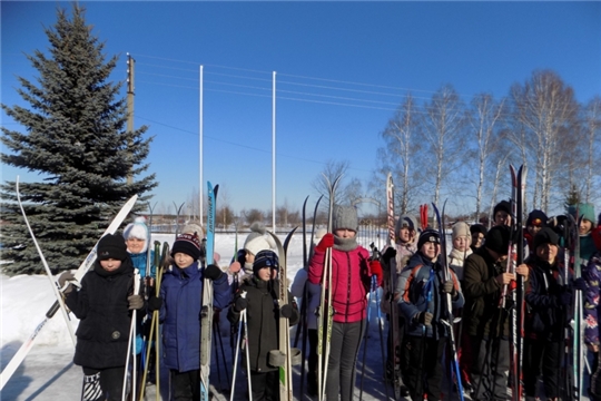 В Старочукальском сельском поселении прошла лыжная гонка «Лыжня России -2020»