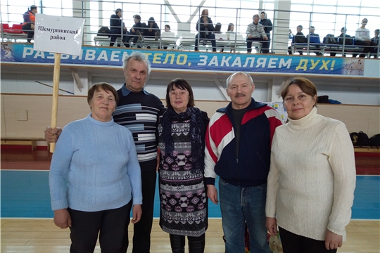 Команда Шемуршинского района приняла участие в Республиканской Спартакиаде среди лиц старшего поколения «Спортивное долголетие»