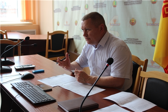 Заседание оперативного штаба по предупреждению распространения новой коронавирусной инфекции на территории Шемуршинского района