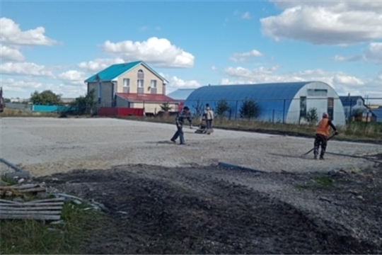 Продолжаются работы по благоустройству в селе Чепкас-Никольское Шемуршинского района