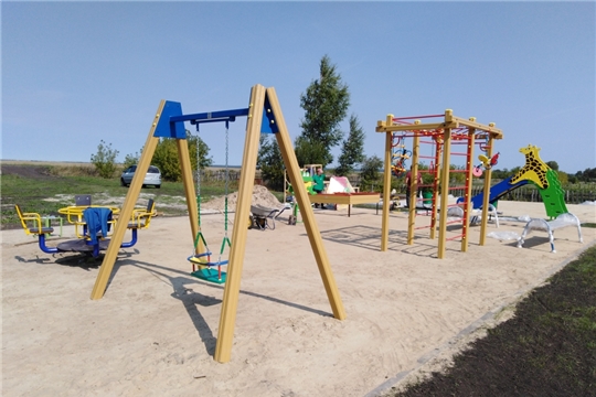 В д.Старая Шемурша продолжаются работы по благоустройству
