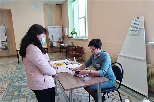 В Шемуршинском районе на 12.00 часов проголосовали 61,76 % избирателей