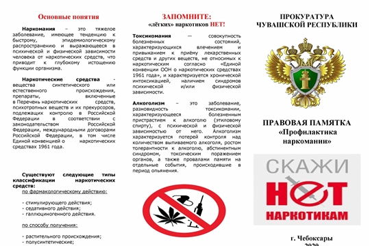 Памятка «Профилактика наркомании»