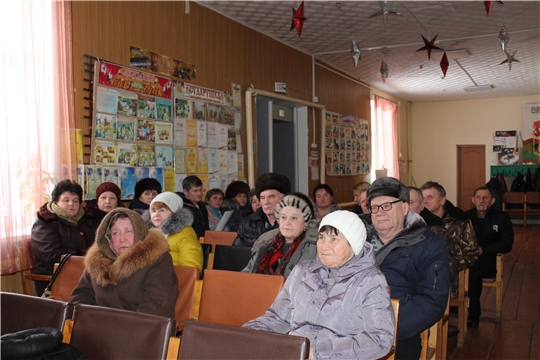 В Большеалгашинском сельском поселении состоялся отчет главы