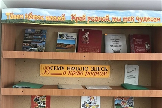 «Таван кетес илеме. Край родной ты так чудесен» в Шумерлинской сельской библиотеке посвященное 100-летию образования Чувашской автономии