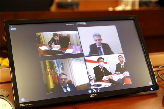 Глава администрации Шумерлинского  района Лев Рафинов  в режиме видео-конференц-связи принял участие в совещании по развитию инвестиционного проекта «Сычуань-Чувашия»