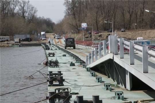ООО "Мелиоратор" сообщает о демонтаже ( разборке ) наплавного моста через р. Суру