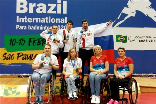 Парабадминтонистка из Чувашии Татьяна Гуреева завоевала две медали на международном турнире в Бразилии