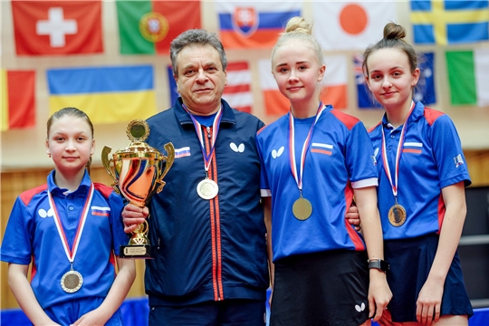 Анастасия Иванова завоевала «золото» и «бронзу» открытого первенства Чехии по настольному теннису