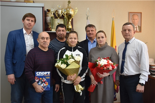Михаил Богаратов встретился с призёром чемпионата Европы по спортивной борьбе - 2020 Марией Кузнецовой